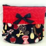 Ruffled Cosmo Pouch